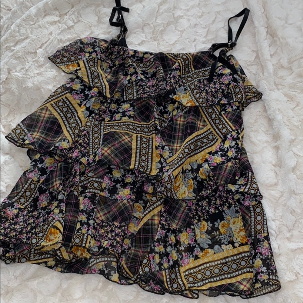 Runway ruffle top